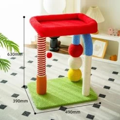 Fairyland™ - Colorful U-Shaped Cat Climbing Tower – Multi-Level Sisal Scratching Post With Teasing Ball & Massage Column For Large And Small Cats -BlueBuffalo Sales Store GUEST 5ce6f3d4 1ad2 4a51 9720 daf015f8d3fa