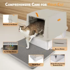 All For Paws Allforpaws Cat Litter Box Hooded Stainless Steel Base 25 All For Paws Allforpaws Cat Litter Box Hooded Stainless Steel Base -BlueBuffalo Sales Store GUEST 5d418e19 3607 4ed5 9290 1f6ddf2e0577