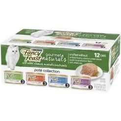 Purina Fancy Feast Gourmet Naturals Paté Collection Gourmet With Chicken, Salmon, Tuna And Beef Flavors Wet Cat Food - 36oz /12ct Variety Pack -BlueBuffalo Sales Store GUEST 5e374ec3 8af1 4cd5 9d5c 941d108a9a8d