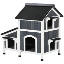 Outdoor Cat House With Weather-resistant Roof & Garden Bed, Outdoor Cat Shelter Enclosure With Multiple Entrances, Modern Cat Furniture Hideout 18 Outdoor Cat House With Weather-resistant Roof & Garden Bed, Outdoor Cat Shelter Enclosure With Multiple Entrances, Modern Cat Furniture Hideout -BlueBuffalo Sales Store GUEST 5e62504f 554a 4907 8252 946242738c3a