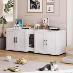 Cat Litter Box Enclosure For 2 Cats, Furniture With Double Room,Hidden Double Litter Box Enclosure Furniture 21 Cat Litter Box Enclosure For 2 Cats, Furniture With Double Room,Hidden Double Litter Box Enclosure Furniture -BlueBuffalo Sales Store GUEST 5e9bf4e3 601f 4e8b 972d 7c678b1b42ff 1