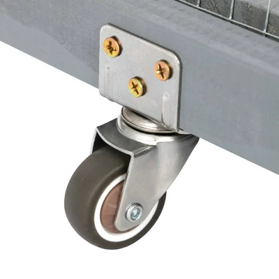 Resenkos 70-Inch Cat Catio, Outdoor Wooden Enclosure With Wheels, Multi-Level Platforms, Lockable Door, Sunroof, Custom Panels, Gray Gray With Pattern 7 Resenkos 70-Inch Cat Catio, Outdoor Wooden Enclosure With Wheels, Multi-Level Platforms, Lockable Door, Sunroof, Custom Panels, Gray Gray With Pattern - Image 7