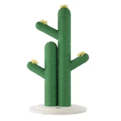 Socorro Modern Jute Double-Cactus Cat Scratching Post With Flower Toys -BlueBuffalo Sales Store GUEST 5f6786e2 085e 4c5b 9f98 ab6aa825da45