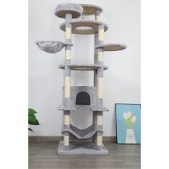 Racxily 78 In Cat Tree Tower With Large Condo Sisal Scratching Post Big Hammock And Top Platform -BlueBuffalo Sales Store GUEST 5fa0e598 1b4f 4760 8339 fe1241b091f2