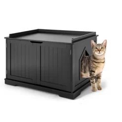 Costway Cat Litter Box Cabinet Furniture Cat Washroom Storage Bench -BlueBuffalo Sales Store GUEST 6012b0bd 0c8a 40db 8b53 7fd78ce9f10a