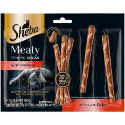 Sheba Meaty Tender Sticks With Chicken Jerky Cat Treats - 0.7oz/5ct -BlueBuffalo Sales Store GUEST 607a2b8b 024c 425c bee8 90bad23a0f07