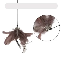 Unique Bargains Cat Teaser With Suction Cup And Bell Fluffy Plume Teasing Sticks Brown -BlueBuffalo Sales Store GUEST 6092f53c f12d 42fa a6c6 8a02f5a2db9a