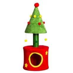 Karl Home 30 Inch Cat Scratching Post Christmas Scratcher Decoration