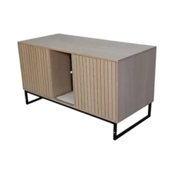 Gulches Modern Wooden Cat House With Scratching Mat - Stylish & Functional Cat Furniture For Your Feline Friend -BlueBuffalo Sales Store GUEST 626c946e 744c 47fb 9545 b4fcda5fd6bb