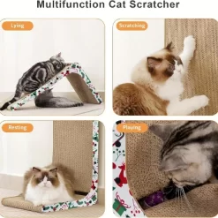 2-Piece Christmas L-Shaped 3D Cat Scratching Post, 23.6-inch L-Shaped Cat Scratching Post With Ball Toy -BlueBuffalo Sales Store GUEST 627f0e83 e015 4305 ae68 5f0888d0a5d0 1