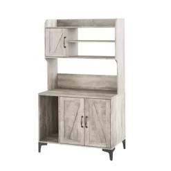 Large Cat Litter Box Enclosure Furniture - Farmhouse Style Pet House With 3 Open Shelves, Storage Cabinet - Modern Wood End Table For Bedroom -BlueBuffalo Sales Store GUEST 633c66a0 0fa8 41ff be0e c9f4ed2d264c