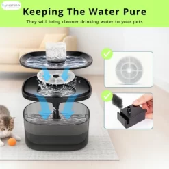 Nispira Cat Water Fountain Filter Replacements For Kastty Sibays 2.5Gal/9.5L Large18CM Dog Water Fountain Wireless Pumps Black Sponge, 18 Packs -BlueBuffalo Sales Store GUEST 636bc0f1 4210 4885 92d4 315c6a5ccc26