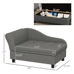 Resenkos Cat Couch, Pet Sofa, Dog Couch Bed,Pet Sofa Dog Sofa For Small Dogs With Storage, Gray -BlueBuffalo Sales Store GUEST 6476f7ab 1295 4b89 ab40 bdfd47fdb7cc