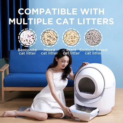 Self Cleaning Cat Litter Box, Automatic Cat Litter Box With App Control, Anti-pinch Device, 4 Highly Sensitive Gravity Sensors 2 Self Cleaning Cat Litter Box, Automatic Cat Litter Box With App Control, Anti-pinch Device, 4 Highly Sensitive Gravity Sensors - Image 2