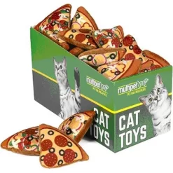 Multipet Pizza Plush Cat Toy - Assorted Design- 2 Pack Toys -BlueBuffalo Sales Store GUEST 650885aa 653e 46b9 a728 531ee59a9384