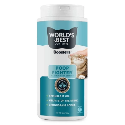 World's Best Poop Fighter Boosters Cat Litter Additives - 18oz 7 World's Best Poop Fighter Boosters Cat Litter Additives - 18oz - Image 7