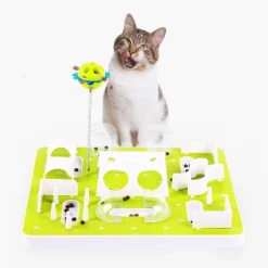 All For Paws Allforpaws Interactive Cat Treat Puzzle And Cat Slow Feeder - Cat Toys With Food Dispenser For Indoor Enrichment -BlueBuffalo Sales Store GUEST 65ce88de 98ad 4792 953e 9bb19dc481fa