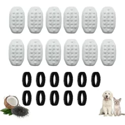 Nispira Water Filter Replacement For Rellaty Neareal Cat Drinking Water Fountain 108oz/ 3.2L Automatic Stainless Steel For Pet Dog, 12 Packs -BlueBuffalo Sales Store GUEST 6745ce26 f92b 4d6a a595 1d1525ce48a5