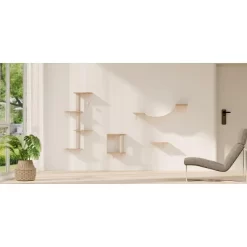 Racxily 4pcs Modern Wall-Mounted Cat Furniture -BlueBuffalo Sales Store GUEST 68b6dd55 3395 4d59 b487 1190c8f87bca