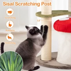 Costway Cute Mushroom Cat Tree Multi-level Cat Tower W/ Sisal Scratching Posts For Indoor Kittens & Cats -BlueBuffalo Sales Store GUEST 68e6d037 7dfa 4196 9585 4915189bbd60