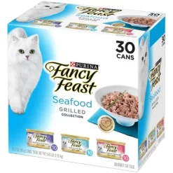 Purina Fancy Feast Seafood Collection With Tuna And Salmon Gourmet Wet Cat Food Grilled Collection - 3oz/30ct Variety Pack -BlueBuffalo Sales Store GUEST 69236aea 78a0 4418 af8d fd7d2f36609b