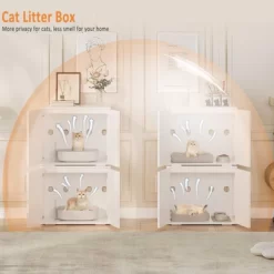 Cat Litter Box Enclosure,Hidden Litter Box Furniture For Cats -BlueBuffalo Sales Store GUEST 698063bd ca8c 427b a462 29cfef973651