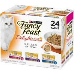 Purina Fancy Feast Delights With Chicken,Turkey, Fish And Cheddar Grilled Collection Gourmet Wet Cat Food - 72oz /24ct Variety Pack 6 Purina Fancy Feast Delights With Chicken,Turkey, Fish And Cheddar Grilled Collection Gourmet Wet Cat Food - 72oz /24ct Variety Pack -BlueBuffalo Sales Store GUEST 6aae5c75 dc77 4293 b1f2 bb0dafdab017