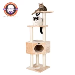 Armarkat 3 Tier Real Wood Cat Tree, Armarkat Scratch Furniture A5201, Beige -BlueBuffalo Sales Store GUEST 6d7a8ba1 935a 4b8b 8fe6 c157ea5d5618