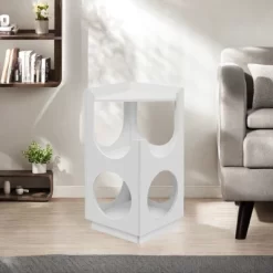 FURNIinspire Pet Beds Pet Furniture, Hollow Design Multifunctional Double Layer Cat Station, Cat Bed Cat House Cat Nest, White, 18.78"*18.78"*27.56" -BlueBuffalo Sales Store GUEST 6de3fde5 5414 4af0 841d bf2c13bcb39e