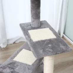 Kumasinova 5-Tier Spiral Modern Cat Tree,40" Cat Tower With Scratching Post,Cat Tree Tower With Perches & Play Center,Multi-Level Cat Furniture,Gray -BlueBuffalo Sales Store GUEST 6f453cb2 6359 438e ab28 f93369210c43