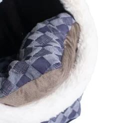 Armarkat Cuddle Cave Cat Bed C44 For Cats & Puppy Dogs, Blue Checkered -BlueBuffalo Sales Store GUEST 6f69e595 d86f 490c 8f81 a44e5919cbf1