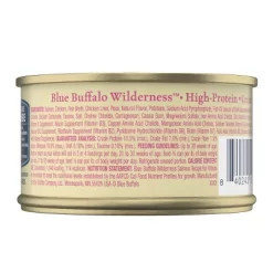 Blue Buffalo Wilderness High Protein Grain Free Natural Kitten Pate Wet Cat Food With Salmon Recipe - 3oz