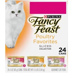 Purina Fancy Feast Sliced Poultry Favorites Collection Gourmet With Liver, Chicken And Turkey Wet Cat Food Variety Pack - 3oz/24ct 9 Purina Fancy Feast Sliced Poultry Favorites Collection Gourmet With Liver, Chicken And Turkey Wet Cat Food Variety Pack - 3oz/24ct -BlueBuffalo Sales Store GUEST 6fb54272 e172 4bcd af85 520e14f34f20