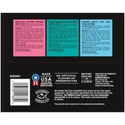 Sheba Perfect Portions Paté In Natural Juices Seafood Premium Adult Wet Cat Food - 2.6oz/24ct Variety Pack