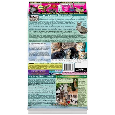 Gentle Giants Chicken With Fish Formula Dry Cat Food 1 Gentle Giants Chicken With Fish Formula Dry Cat Food