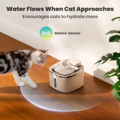 Oneisall PW04 Wireless Cat Fountain: 3.5L Stainless Steel, Battery Operated, Cordless, Rechargeable – Pet Water Dispenser (w/11 Filters) -BlueBuffalo Sales Store GUEST 713df06c 2d82 4880 a040 7b11ec3a5cf9 1