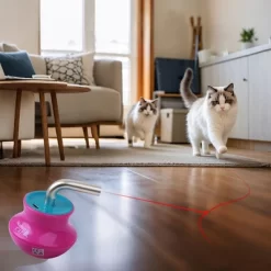 All For Paws Allforpaws Interactives Cat Toy Laser Gyro Cat Toy, Rose Pink -BlueBuffalo Sales Store GUEST 73403f32 43ed 4ae2 98d6 8e48c24b081e