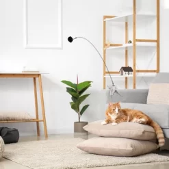 Unique Bargains Cat Teaser With Suction Cup And Bell Fluffy Plume Teasing Sticks White Brown -BlueBuffalo Sales Store GUEST 73994221 e94d 470b b310 dc86b6018159