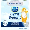 Fresh Step Lightweight Extreme Scented Litter With The Power Of Febreze Clumping Cat Litter- 15.4lb