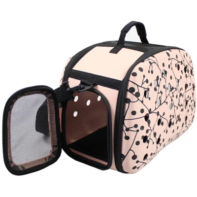 Chery Life Narrow Shelled Perforated Lightweight Collapsible Pet Carrier 3 Chery Life Narrow Shelled Perforated Lightweight Collapsible Pet Carrier - Image 3