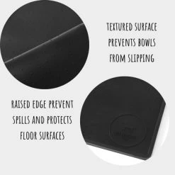 Park Life Designs Silicone Mess Free Dog And Cat Feeding Placemat - Black -BlueBuffalo Sales Store GUEST 74f0b67e 88ed 4604 ab77 4f5b6f522771