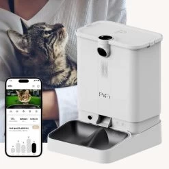 PiFi All-in-One Smart Pet Feeder AI-Powered Dog Feeder - Indoor & Outdoor Use - Dual 1080p HD Cameras - Two-Way Audio
