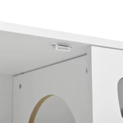 Cat Cabinet Cat House Cat Litter Box Enclosure With Sisal Cat Scratcher & Hooks, Sideboard Storage Cabinet, White - ModernLuxe 23 Cat Cabinet Cat House Cat Litter Box Enclosure With Sisal Cat Scratcher & Hooks, Sideboard Storage Cabinet, White - ModernLuxe -BlueBuffalo Sales Store GUEST 760602d0 ba5a 4fe4 81bb 544731c50397