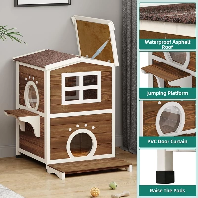 QuestaPack Outdoor Cat House Insulated, With All-Round Foam 3 QuestaPack Outdoor Cat House Insulated, With All-Round Foam - Image 3