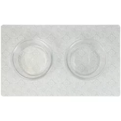 Drymate 12"x 20" Feeding Placemat For Cats And Dogs - Tan Global