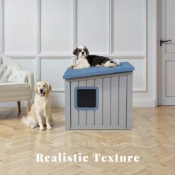 Dolonm Pet Cottage Self-Cleaning Drain Hole & Rain-Slope Roof | 2 Doors | Easy Setup, For Indoor/Outdoor 10 Dolonm Pet Cottage Self-Cleaning Drain Hole & Rain-Slope Roof | 2 Doors | Easy Setup, For Indoor/Outdoor -BlueBuffalo Sales Store GUEST 773d9d64 80a4 417a 9d06 339fd2d8f8d1