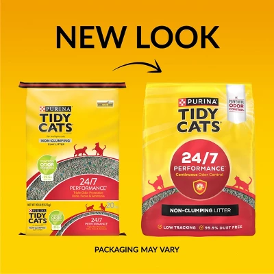 Purina Tidy Cats 24/7 Performance Non-Clumping Cat & Kitty Litter For Multiple Cats- 25lbs 2 Purina Tidy Cats 24/7 Performance Non-Clumping Cat & Kitty Litter For Multiple Cats- 25lbs - Image 2