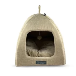 Nandog Pet Gear Cassel Cat Hut Tan - Brown -BlueBuffalo Sales Store GUEST 78215595 95b1 4d4c a34a 7a0e01245c30