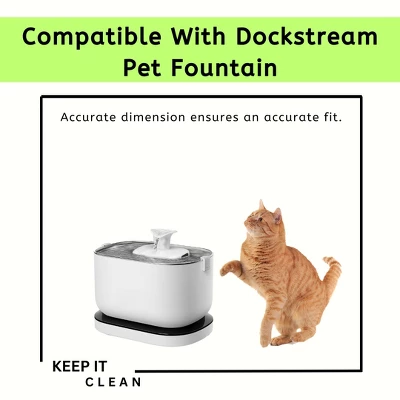 NISPIRA Dog Cat Water Fountain Activated Charcoal Water Filter Kit Replacements For Petlibro PLWF005 PLWF115 PLWF105, 24 Packs 2 NISPIRA Dog Cat Water Fountain Activated Charcoal Water Filter Kit Replacements For Petlibro PLWF005 PLWF115 PLWF105, 24 Packs - Image 2