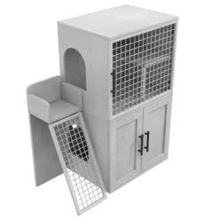 Cat Litter Box Enclosure, Double Layer Hidden Cat Washroom With Sturdy Ladder, Villa Cat Cabinet For Indoor Cats -BlueBuffalo Sales Store GUEST 7a3abf7d 7d3d 45a4 89e1 f4fce9c47e84